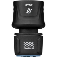 Коннектор для шланга Fiskars FiberComp STOP 1/2”-5/8” (13-15 мм) c автостопом 1054789