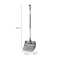 Фото Лопата-грабли для листьев Fiskars Ergonomic 1077116