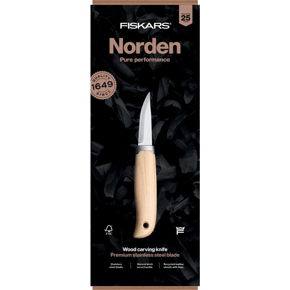 Нож ремесленный Fiskars Norden 1071897